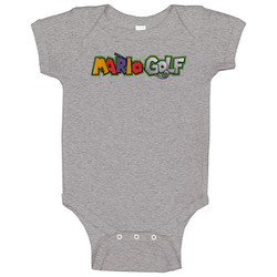 Mario Golf Nintendo 64 N64 Video Game Fan Baby One Piece