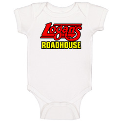 Logans Roadhouse Restaurant Logo Baby One Piece