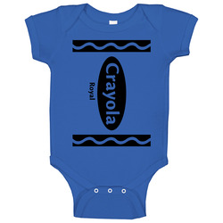 Crayola Royal Color Crayon Funny Halloween Group Costume Baby One Piec