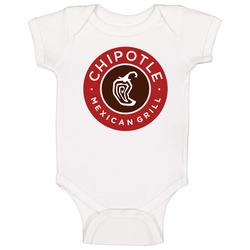 Chipotle Mexican Grill Logo Baby One Piece