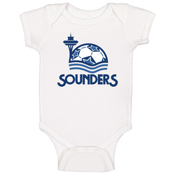 Seattle Sounders Fc United Soccer League Usl1 Retro Team Logo Baby One