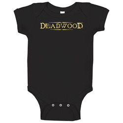 Deadwood 2000s Tv Show Fan Logo Baby One Piece
