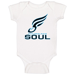 Philadelphia Soul Arena Football League Team Sports Fan Logo Baby One 