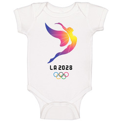 Las Angeles Butterfly Olympics 2028 Baby One Piece