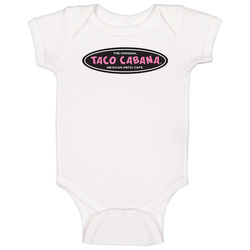 Taco Cabana Mexican Patio Cafe Grill Food Restaurant Logo Baby One Pie