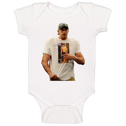 George Kittle Wearing Topless Jimmy Garoppolo Football Baby One Piece