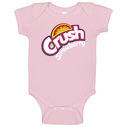 Crush Strawberry Soda Cool Halloween Costume Baby One Piece