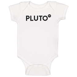 Pluto Tv Channel Cool Television Station Logo Baby One Piece