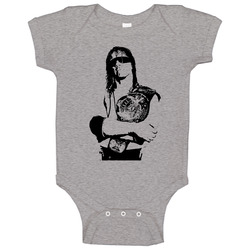 Bret Hitman Hart Wrestling Superstar Baby One Piece