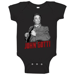 John Gotti New York Mobster Baby One Piece