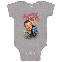 Howdy Doody Retro 50s Tv Show Poster Vintage Unisex Baby One Piece