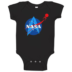 Nasa Star Trek Tv Show Mashup Baby One Piece