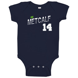 Dk Metcalf 14 Favorite Player Fan Baby One Piece
