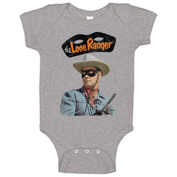 The Lone Ranger 60s Tv Series Show Worn Look Vintage Unisex Baby One P