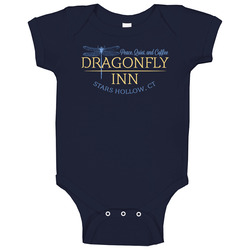 Gilmore Girls Dragonfly Inn Starshallow Baby One Piece