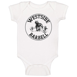 Westside Barbell Logo Baby One Piece