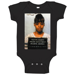Lisa Left Eye Lopes Mugshot Baby One Piece