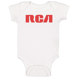 Rca Radio Electronics Company Logo Baby One Piece