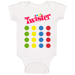 Twister Game Halloween Baby One Piece