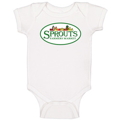 Sprouts Farmers Market Grocery Store Company Logo Baby One Piece