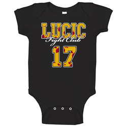 Milan Lucic Fight Club Hockey Playoffs Baby One Piece