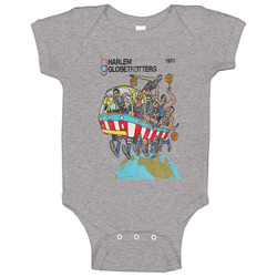 Harlem Globetrotters 1971 Basketball Sports Distressed Vintage Baby On