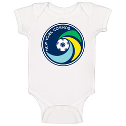 New York Cosmos North American Soccer League Nasl Retro Team Logo Baby