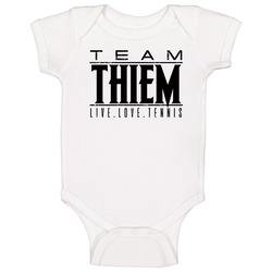 Team Dominic Thiem Live Love Tennis Autrian Tennis Star Fan Baby One P