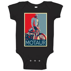 Motaur Hope Poster Half Man Half Motorcycle Progressive Mascot Fan Bab