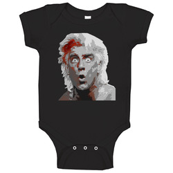 Ric Flair Woooooo Bloody Face Wrestling Fan Baby One Piece