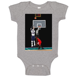 Tom Brady Goat Basketball Funny Winner Baby One Piece