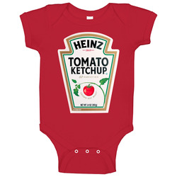 Heinz Tomato Ketchup Halloween Costume Baby One Piece