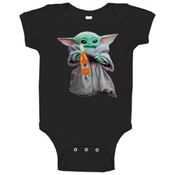 Baby Yoda The Child Mandalorian Jarritos Soda Pop Drink Baby One Piece