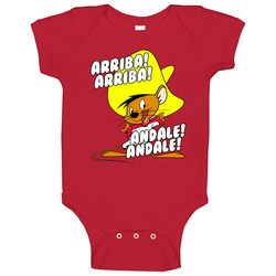 Speedy Gonzales Arriba Andale Retro Cartoon Baby One Piece