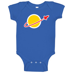 Lego Classic Space Logo Baby One Piece
