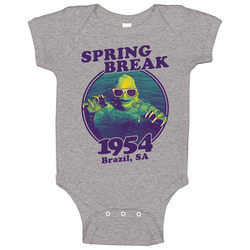 Spring Break 1954 Brazil Creature From The Black Lagoon Baby One Piece