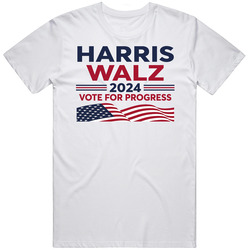 Vote For Progress Harris Walz 2024 T Shirt