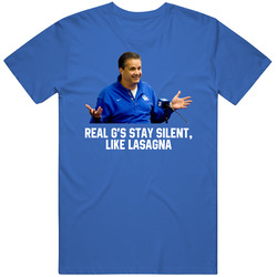 Real G's Stay Silent Like Lasagna Paul Calipari T Shirt