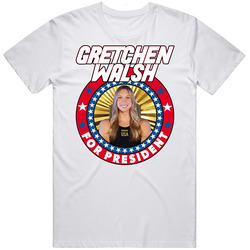 Gretchen Walsh For President Usa Swimming 2024 Gold Medal T Shirt