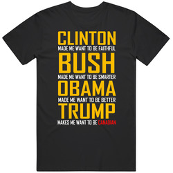 Trump Makes Me Want To Be Canadian T Shirt