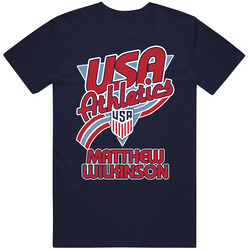 Matthew Wilkinson Usa Athletics Paris 2024 T Shirt