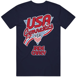 Jade Carey Usa Gymnastics Paris 2024 T Shirt