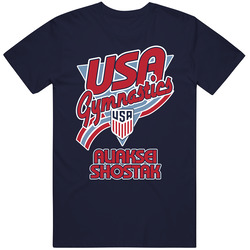 Aliaksei Shostak Usa Gymnastics Paris 2024 T Shirt