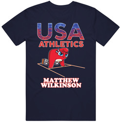 Matthew Wilkinson Team Usa Athletics Paris 2024 Fan T Shirt
