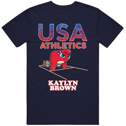 Kaylyn Brown Team Usa Athletics Paris 2024 Fan T Shirt