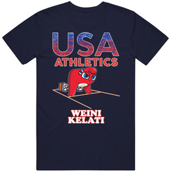 Weini Kelati Team Usa Athletics Paris 2024 Fan T Shirt