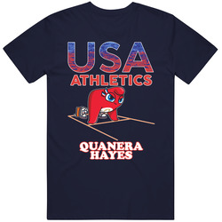 Quanera Hayes Team Usa Athletics Paris 2024 Fan T Shirt