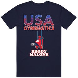 Brody Malone Team Usa Gymnastics Paris 2024 Fan T Shirt