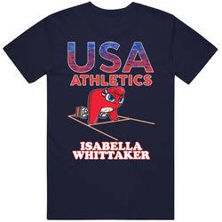 Isabella Whittaker Team Usa Athletics Paris 2024 Fan T Shirt