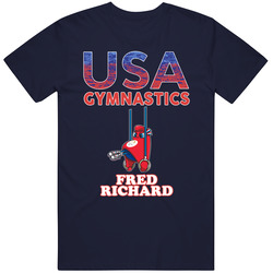 Fred Richard Team Usa Gymnastics Paris 2024 Fan T Shirt